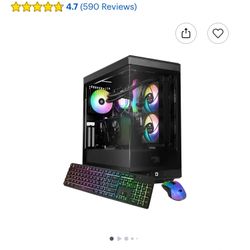 34 In Curved Monitor 3440x1440 165hz / IBuypowery40 Gaming Pc i7 processor , 4070 GC 