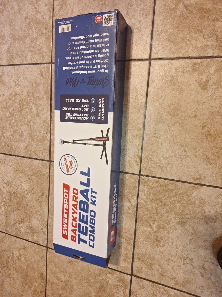 SWEETSPOT NEW BACK YARDCTEEBALL COMBO KIT. $30 FIRM PRICE