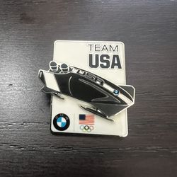 BMW Bobsled Team USA 2014 Olympics Lapel Pin