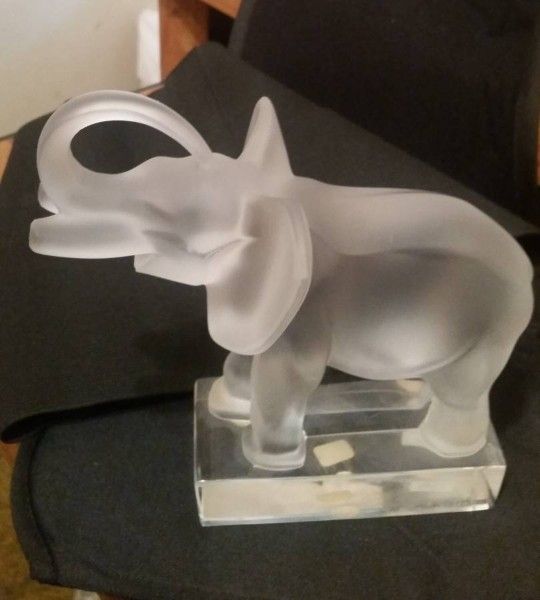 Elephant Figurine by Lalique