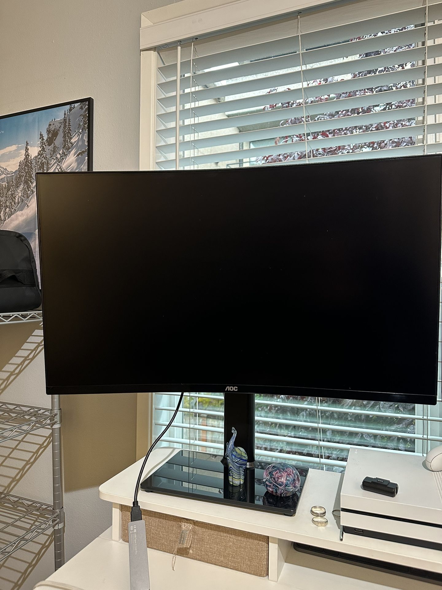 28” AOC Anti-Glare Curved Monitor
