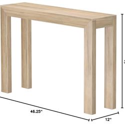 Wood Console Table