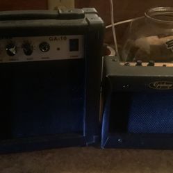 Epiphone And GA-10 Practice Amps