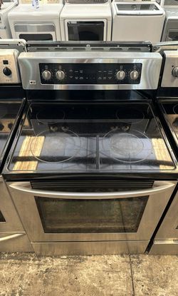 LG Electric Range Stainless Steel