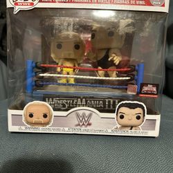 Funko Pop WWE Hulk Hogan & Andre The Giant 2-Pack w/ Ring New with Damaged Box