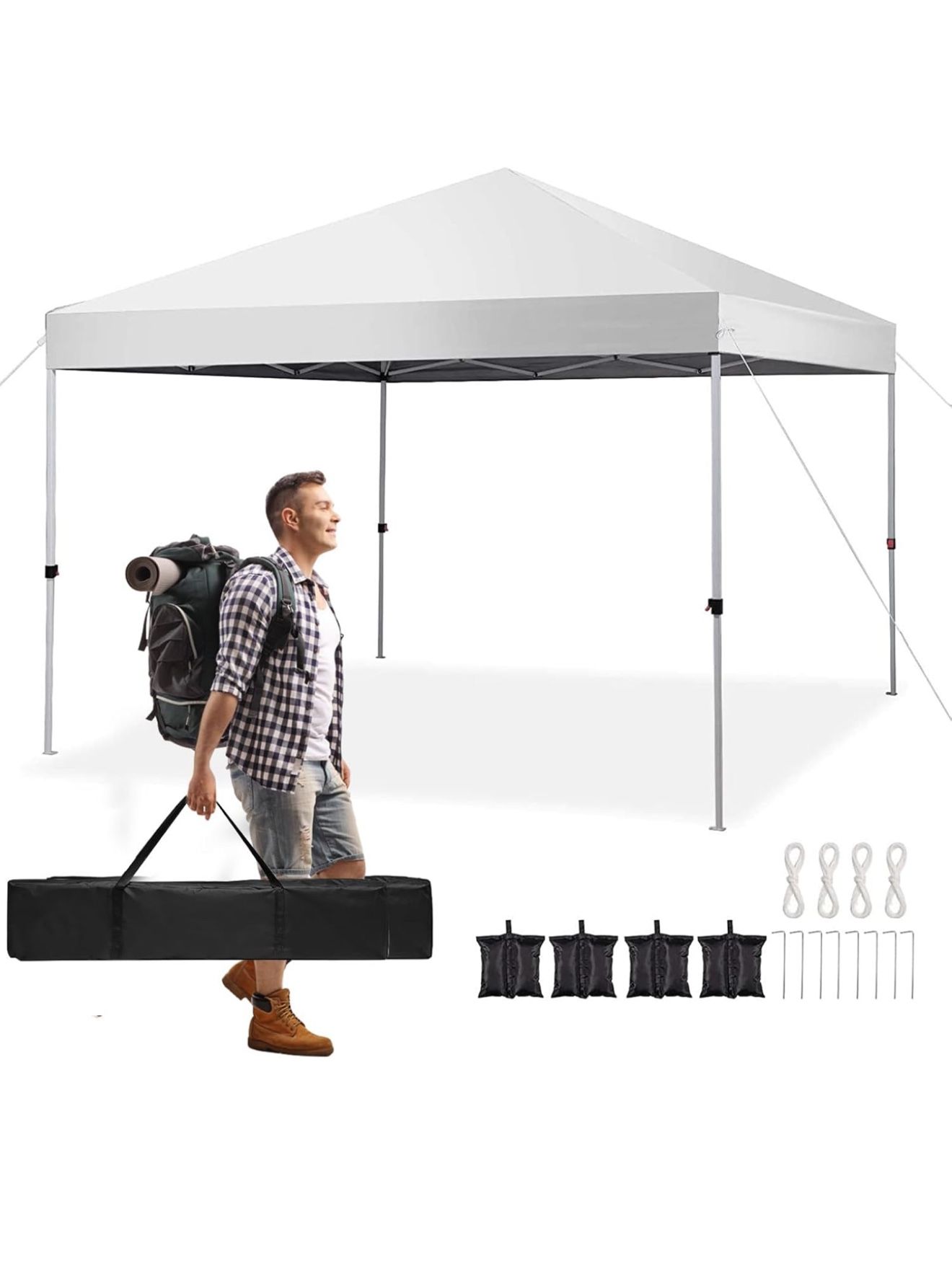 Canopy Tent 10x10, Pop Up Canopy, Portable Instant Canopy, Outdoor Easy Setup Canopy, Waterproof Vendor Canopy, Ez Up Canopy, Commercial Canopy Tent w,All Products : American Fashion Style Bags On Sale