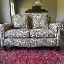 Set Of 2(two) Beautiful Paisley Sofas