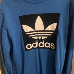 XS - Blue Adidas Crewneck 