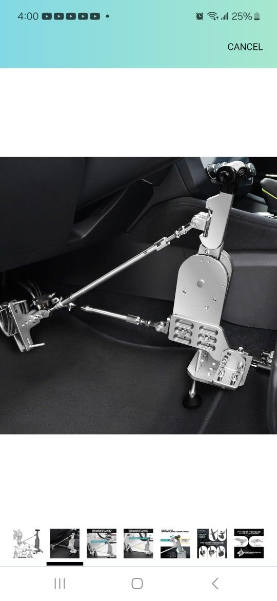 Handicap Drivers Fixed Hand Controls Permanent Device, Driving Hand Controls Car Pedal Assist Controls
