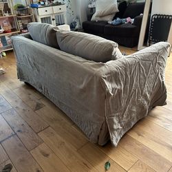 Slip cover pullout couch