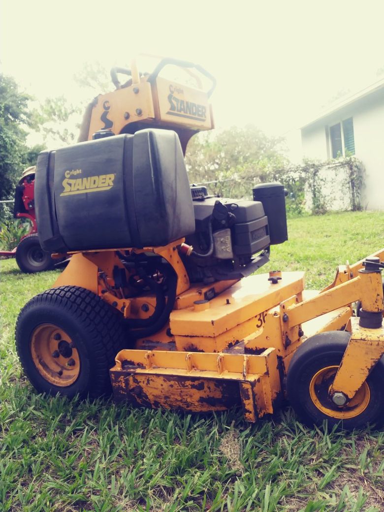 Wright Stander mower, 36inch mulching kit new exhaust and New gaskets