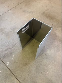 Stainless steal duct cover for kitchen hood