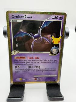 Nintendo Pokemon TCG Crobat G 47/127 Platinum Rare SP Regular 30th Anniversary