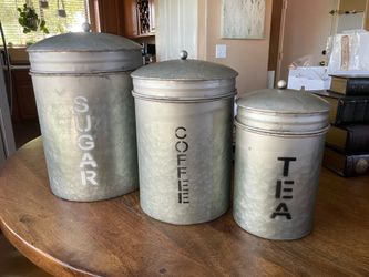 Decorative Farmhouse kitchen canister set