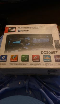 Brand new dual cd receiver with Bluetooth