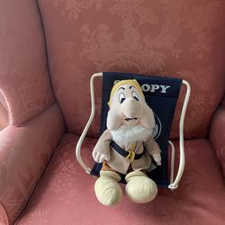 Walt Disney Snow White Plush Sneezy Dwarf Doll