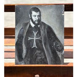 Oil Portrait On Artist Board By Local Artist