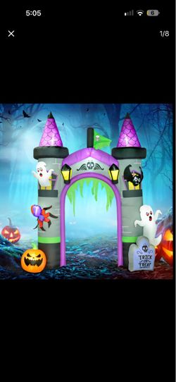 Halloween Inflatable Haunted Castle Archway
