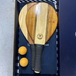 Veuve Clicquot Beach Bat Set by Frescobol Carioca