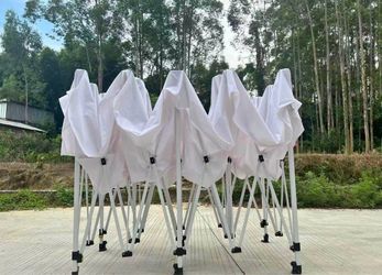 Canopy Tent 20x10 Pop Up Instant Shelter Shade Heavy Duty Outdoor Party Tent (White)