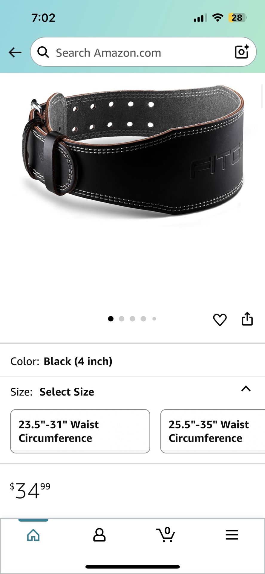 Weight Belt  Brand New 