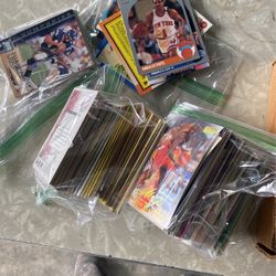 Baseball basketball football cards