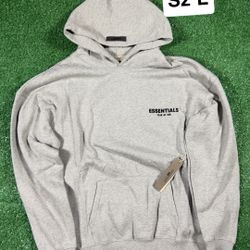 Gray Sz L Essential Hoodie