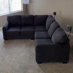 Dark Gray Lucina 2pc Sectional Sofa from Ashley Furniture