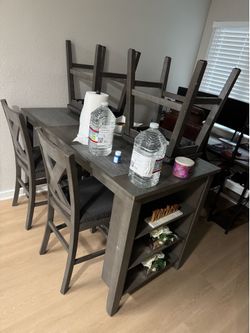Dinner table 4pc chair/stool