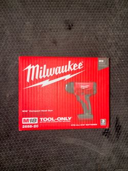 New Milwaukee M18 Compact Heat Gun 2688-20 Tool-Only
