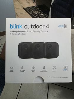 Blink Outdoor Smart Security Camera 4th Generation ( 3 Cameras System ) Brand New
