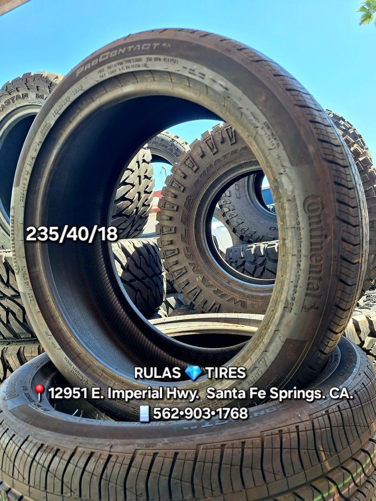 235/40/18 CONTINENTAL PROCONTACT ¤Brand new tires / Llantas nuevas ¤