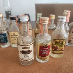 Vintage Shot Bottles