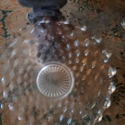 Platter And Etched Bottles 