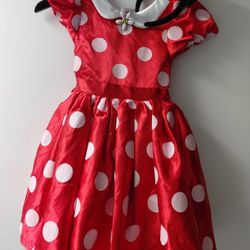 Minnie Mouse Halloween Costume Size 5-6t