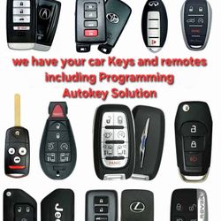 Car Keys And Key Fob 
