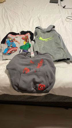 Boys Sweatshirts- Nike/marvel/spiderman Size 5