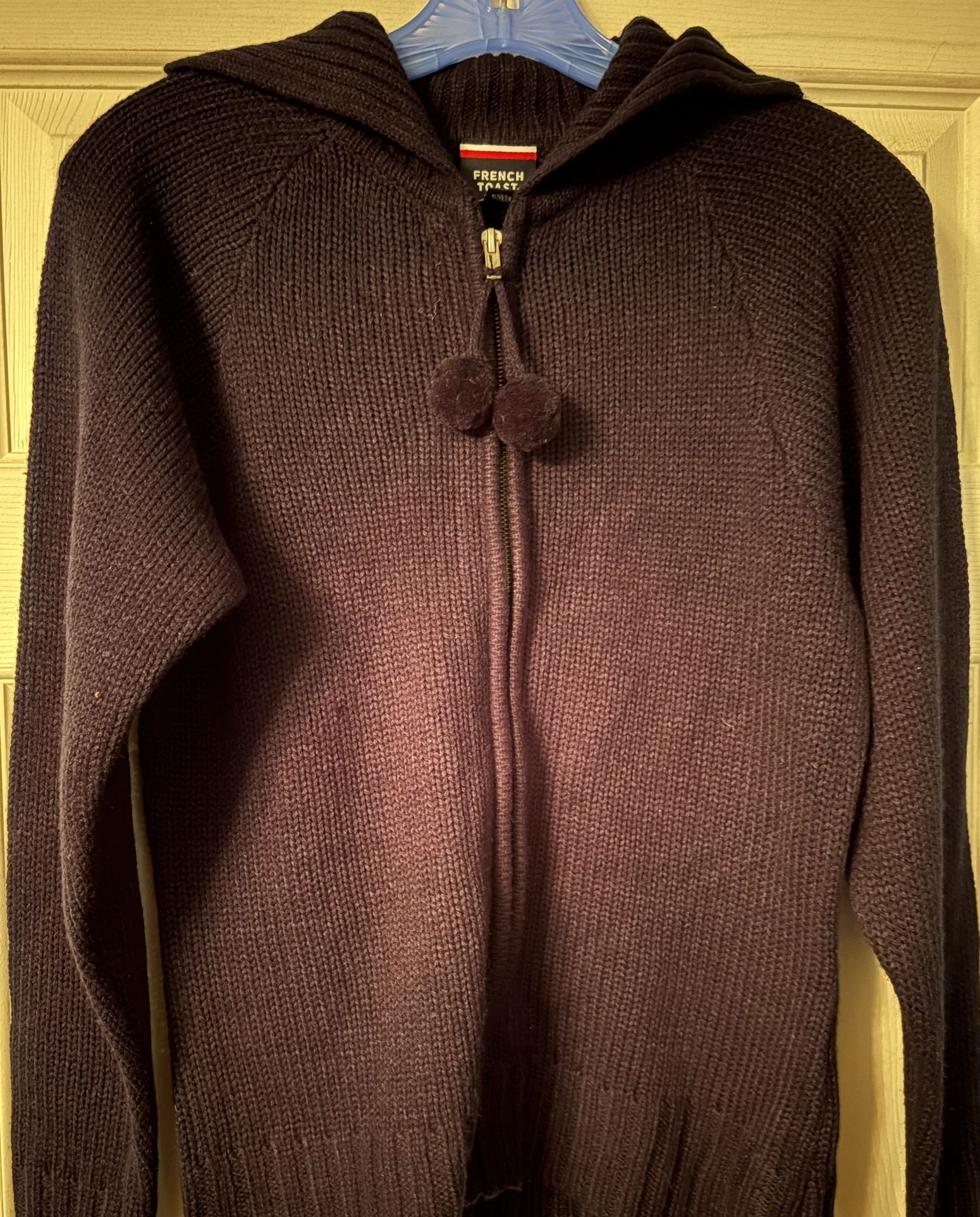 Girls French Toast Zip Up Sweater New