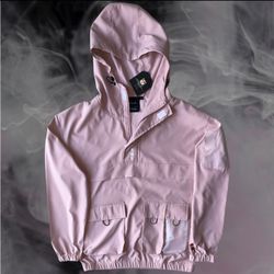 Pink Windbreaker Jacket