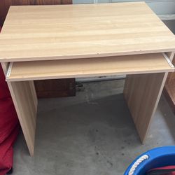IKEA Desk With Slide Out 