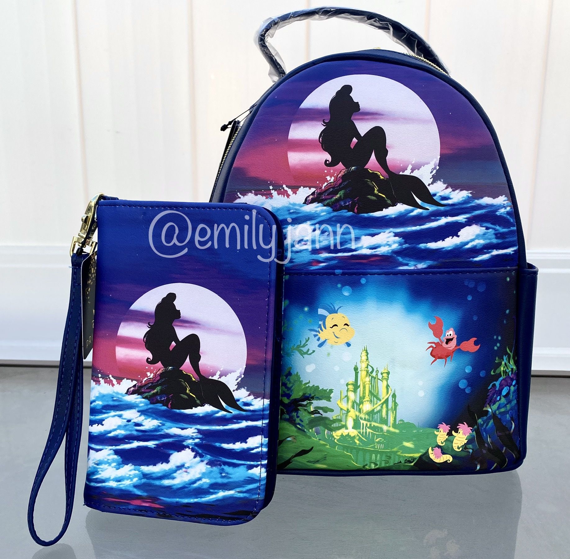 The Little Mermaid Backpack Set