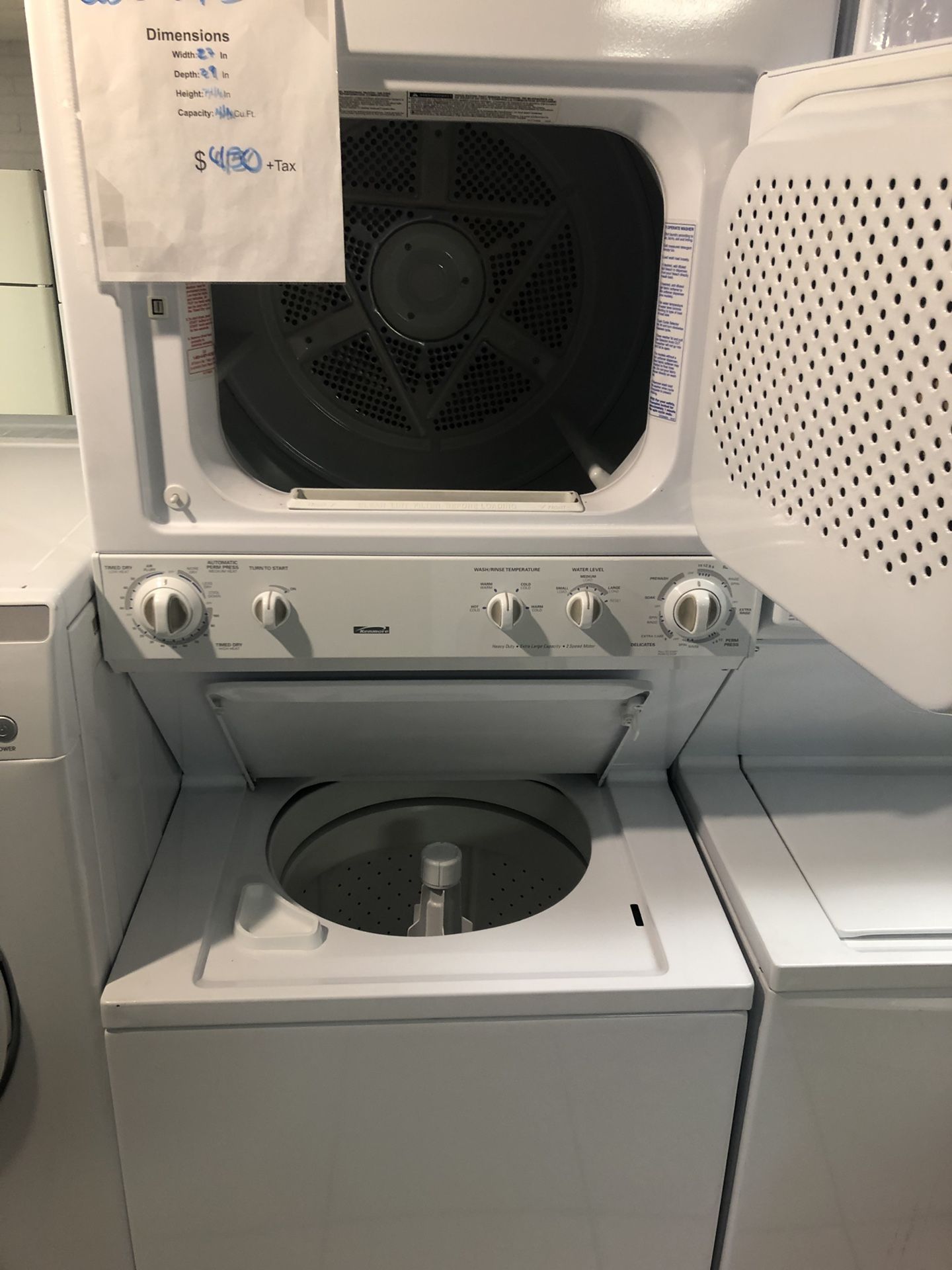 Kenmore stackable washer and electric dryer for sale!! for Sale in