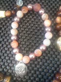 OM...beaded bracelet