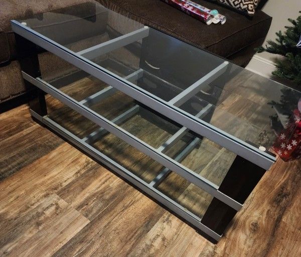 Glass TV Stand