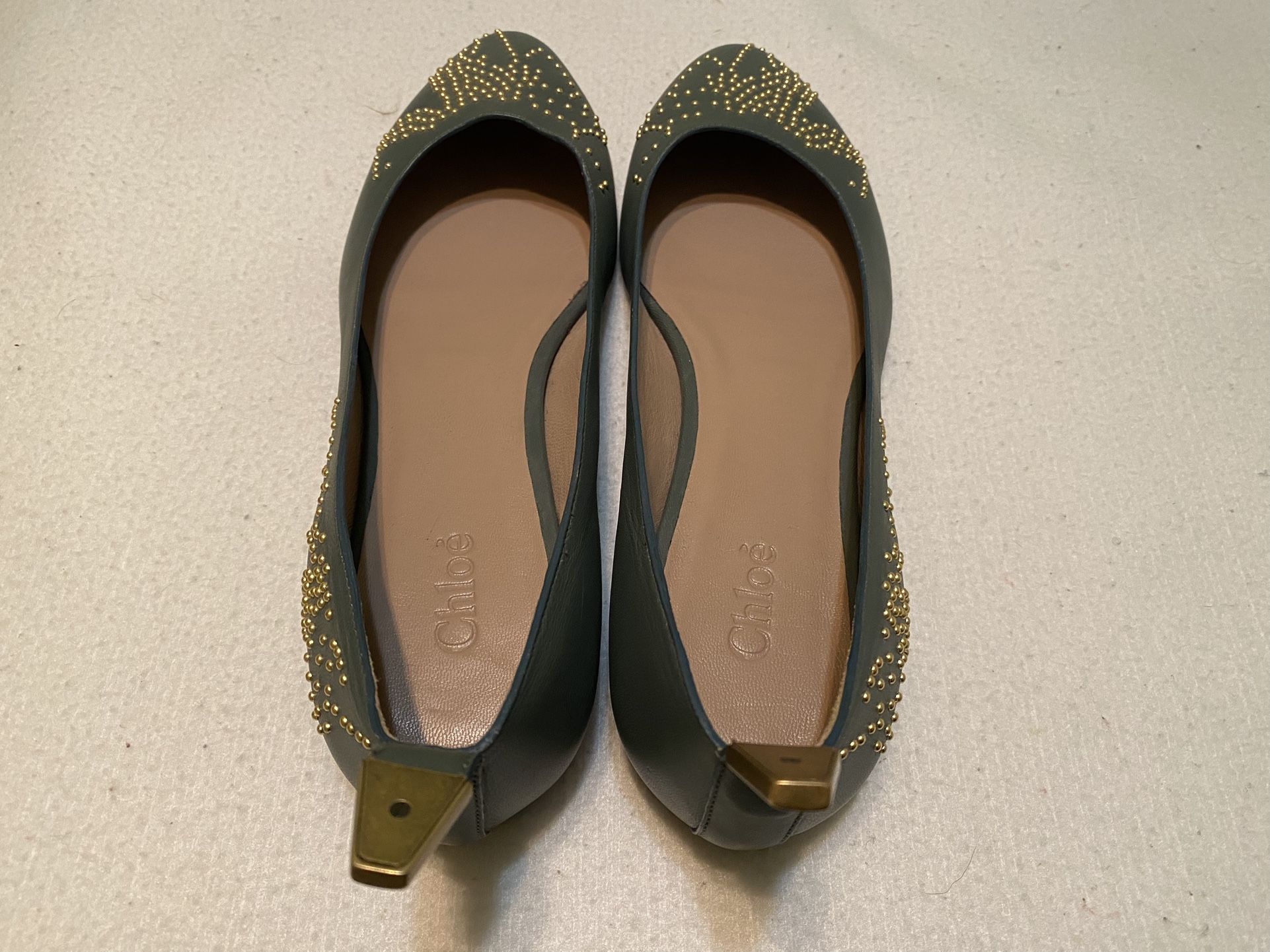 Chloé Studded Ballet Flats – Size 37.5 (US 7.5) – Made in Italy