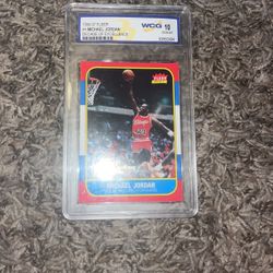 1996-97 Michael Jordan Rookie (Decade Of Excellence) Card #4