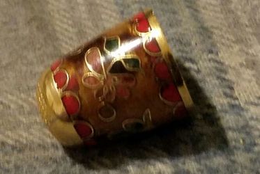Cloisonne Thimble