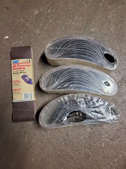 BELT SANDER 3PK OF 50 GRIT AND 1PK OF 80 GRIT