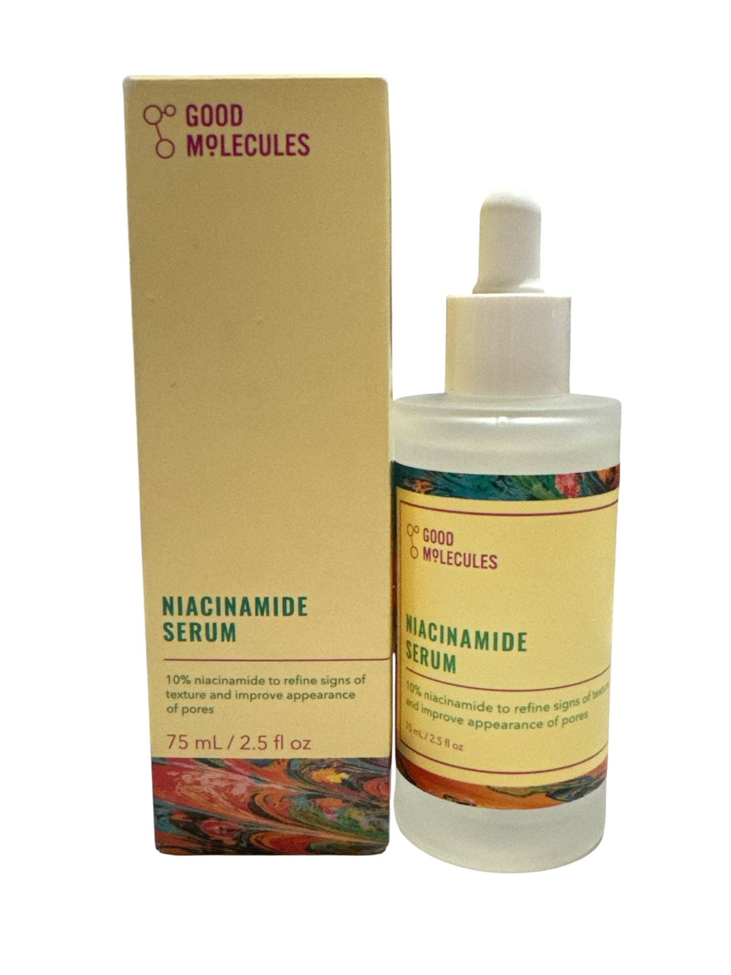 GOOD MOLECULES Niacinamide Serum 75 mL / 2.5 oz Improve Pore Appearance NIB