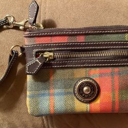 Dooney And Bourke Multi Color Wristlet